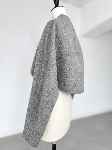 Barbara Wool Cashmere grayの画像