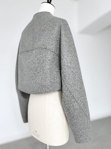 Barbara Wool Cashmere grayの画像