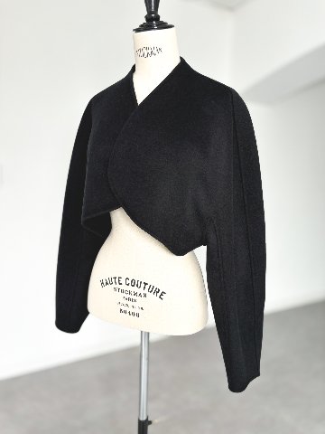 Barbara Wool Cashmere blackの画像