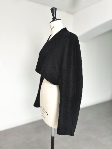 Barbara Wool Cashmere blackの画像