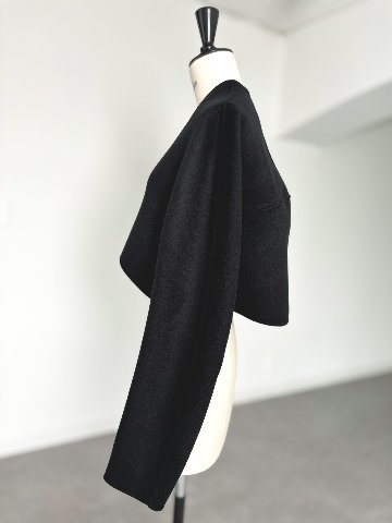 Barbara Wool Cashmere blackの画像