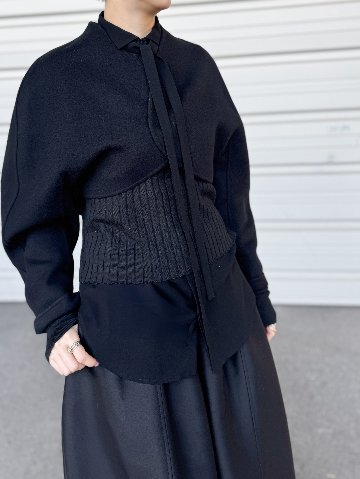 Barbara Wool Cashmere blackの画像