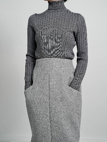 Claudia Wool Cashmere grayの画像