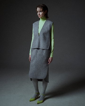 Claudia Wool Cashmere grayの画像