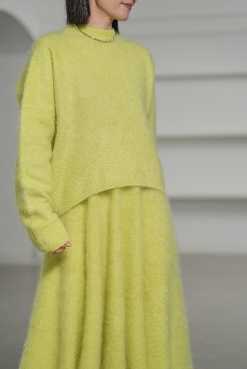 Alma Fur Cashmere yellowの画像