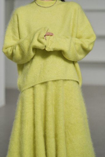 Alma Fur Cashmere yellowの画像