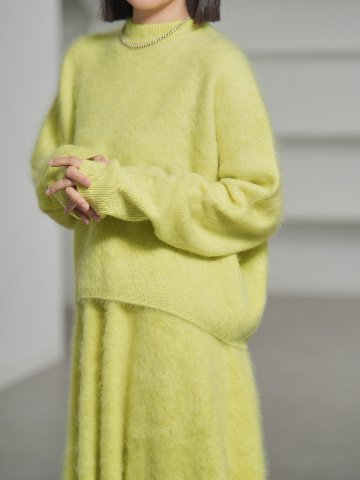 Alma Fur Cashmere yellowの画像