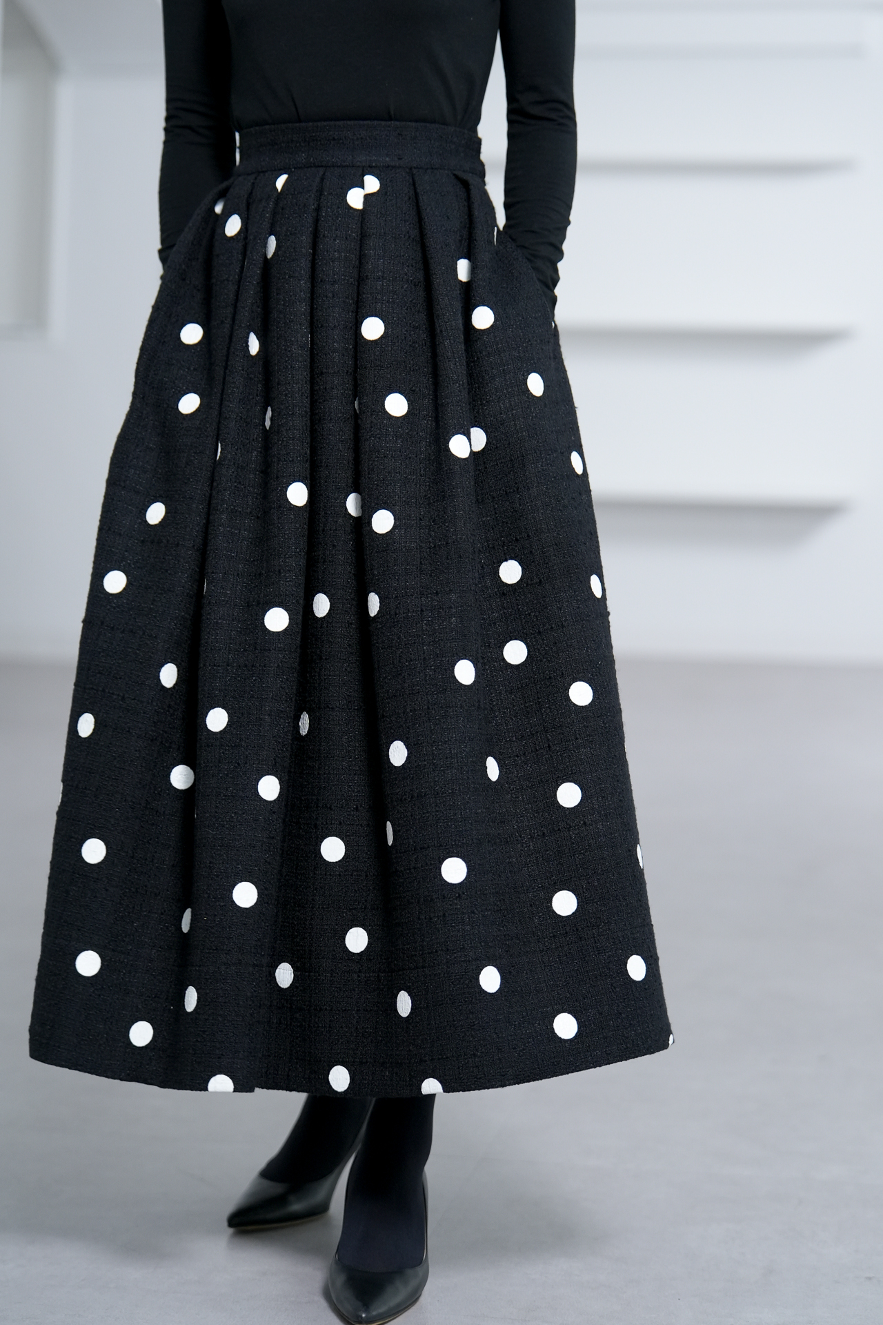SHE Tokyo Anna Star Dot スカート Anna Star Dot Black | SHE Tokyo online shop