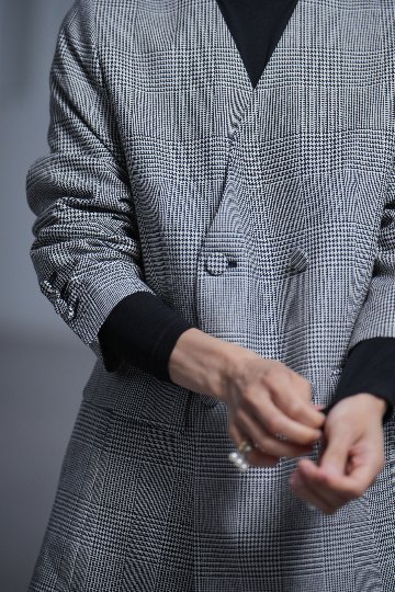 Taylor Glen Check White/Blackの画像