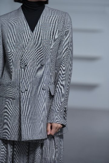 Taylor Glen Check White/Blackの画像