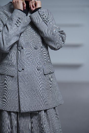 Taylor Glen Check White/Blackの画像