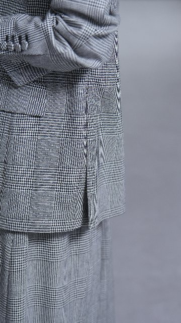 Taylor Glen Check White/Blackの画像