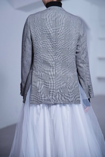 Taylor Glen Check White/Blackの画像