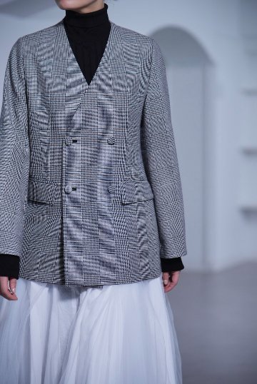 Taylor Glen Check White/Blackの画像