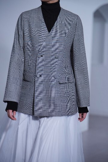 Taylor Glen Check White/Blackの画像