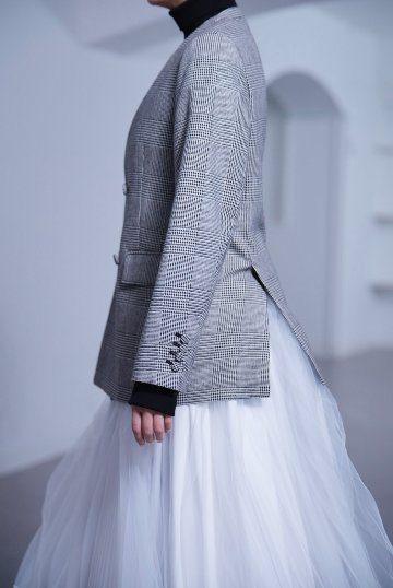 Taylor Glen Check White/Blackの画像