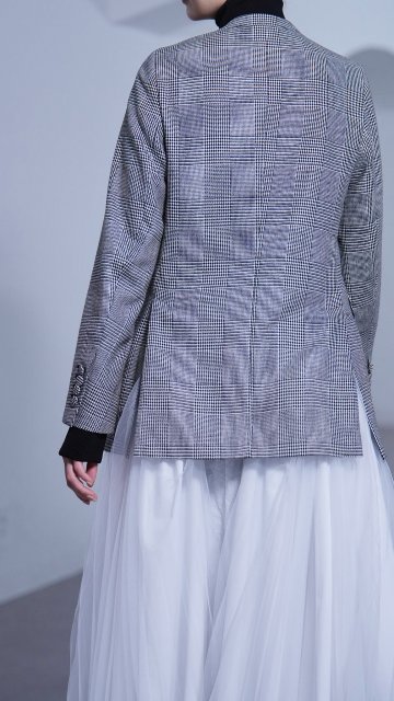 Taylor Glen Check White/Blackの画像