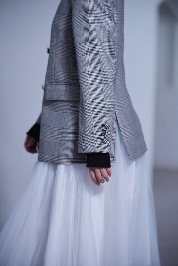 Taylor Glen Check White/Blackの画像