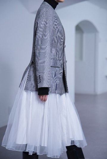 Taylor Glen Check White/Blackの画像