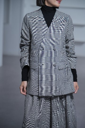 Taylor Glen Check White/Blackの画像