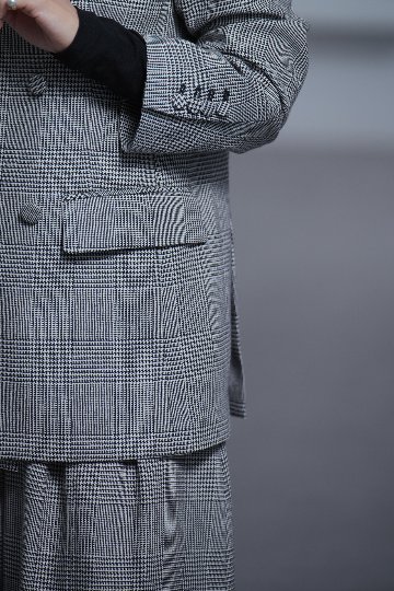 Taylor Glen Check White/Blackの画像