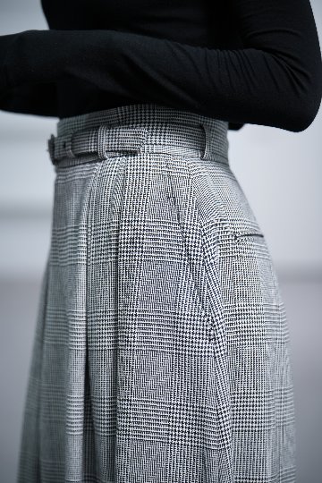 Fred Glen Check　White/Blackの画像