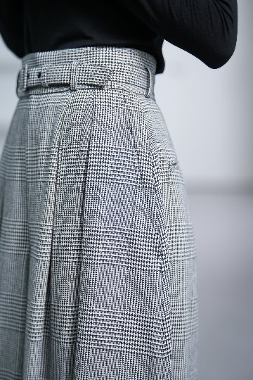 Fred Glen Check　White/Blackの画像