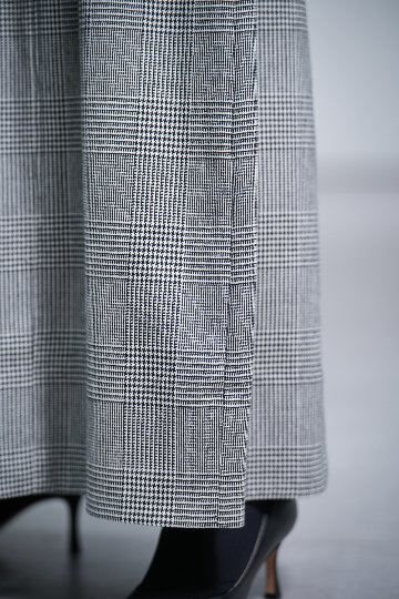 Fred Glen Check　White/Blackの画像