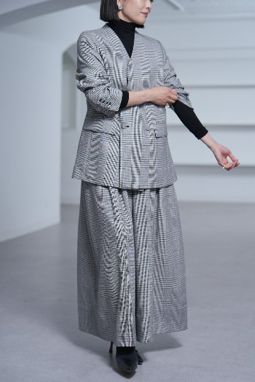 Fred Glen Check　White/Blackの画像