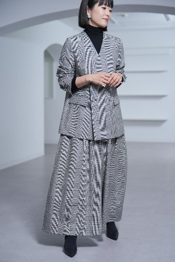 Fred Glen Check　White/Blackの画像