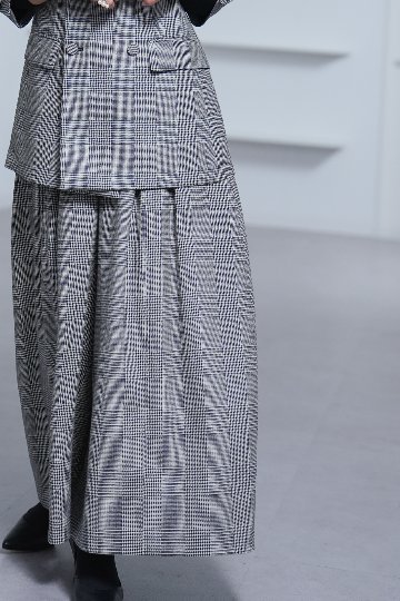 Fred Glen Check　White/Blackの画像