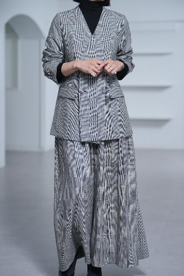 Fred Glen Check　White/Blackの画像