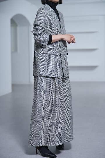 Fred Glen Check　White/Blackの画像