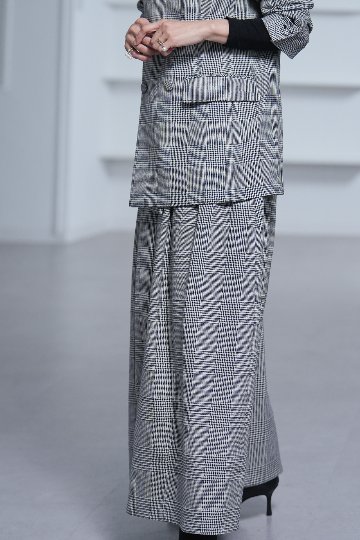 Fred Glen Check　White/Blackの画像