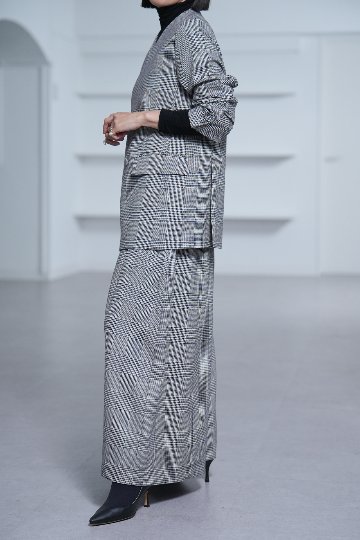 Fred Glen Check　White/Blackの画像