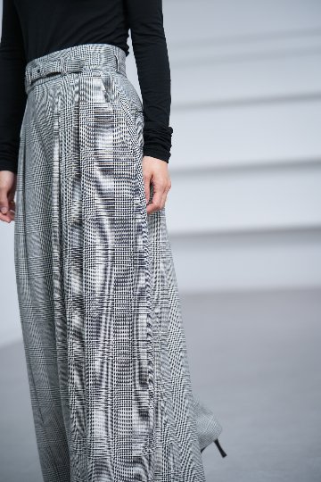 Fred Glen Check　White/Blackの画像