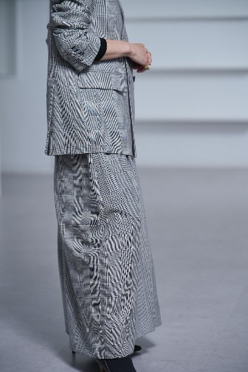 Fred Glen Check　White/Blackの画像