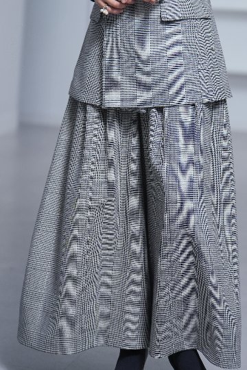 Fred Glen Check　White/Blackの画像