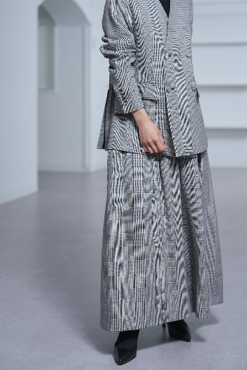 Fred Glen Check　White/Blackの画像