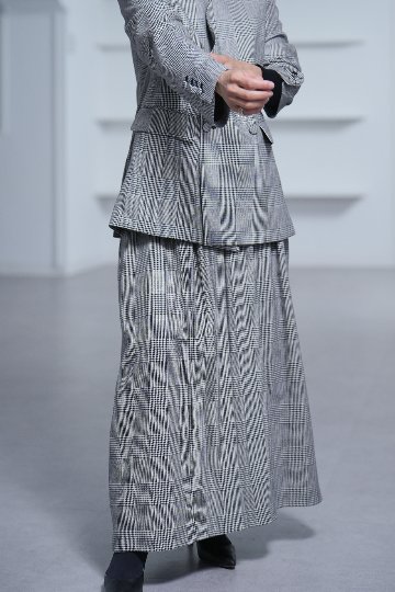 Fred Glen Check　White/Blackの画像