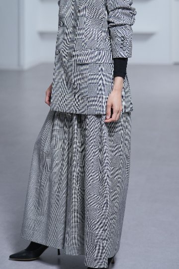 Fred Glen Check　White/Blackの画像