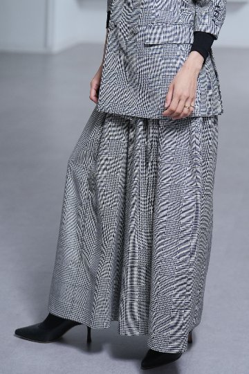 Fred Glen Check　White/Blackの画像