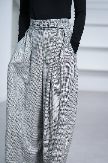 Fred Glen Check　White/Blackの画像