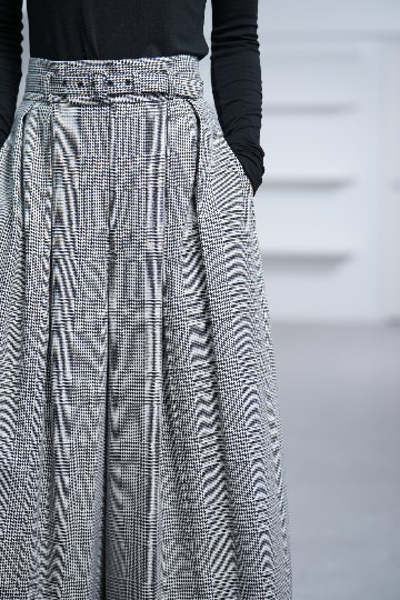 Fred Glen Check　White/Blackの画像