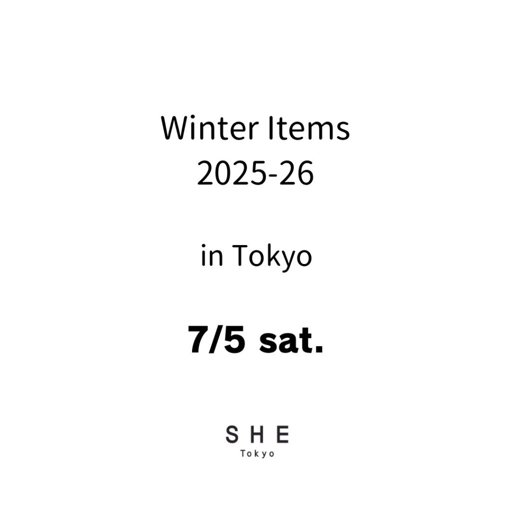 すべて｜SHE Tokyo online shop