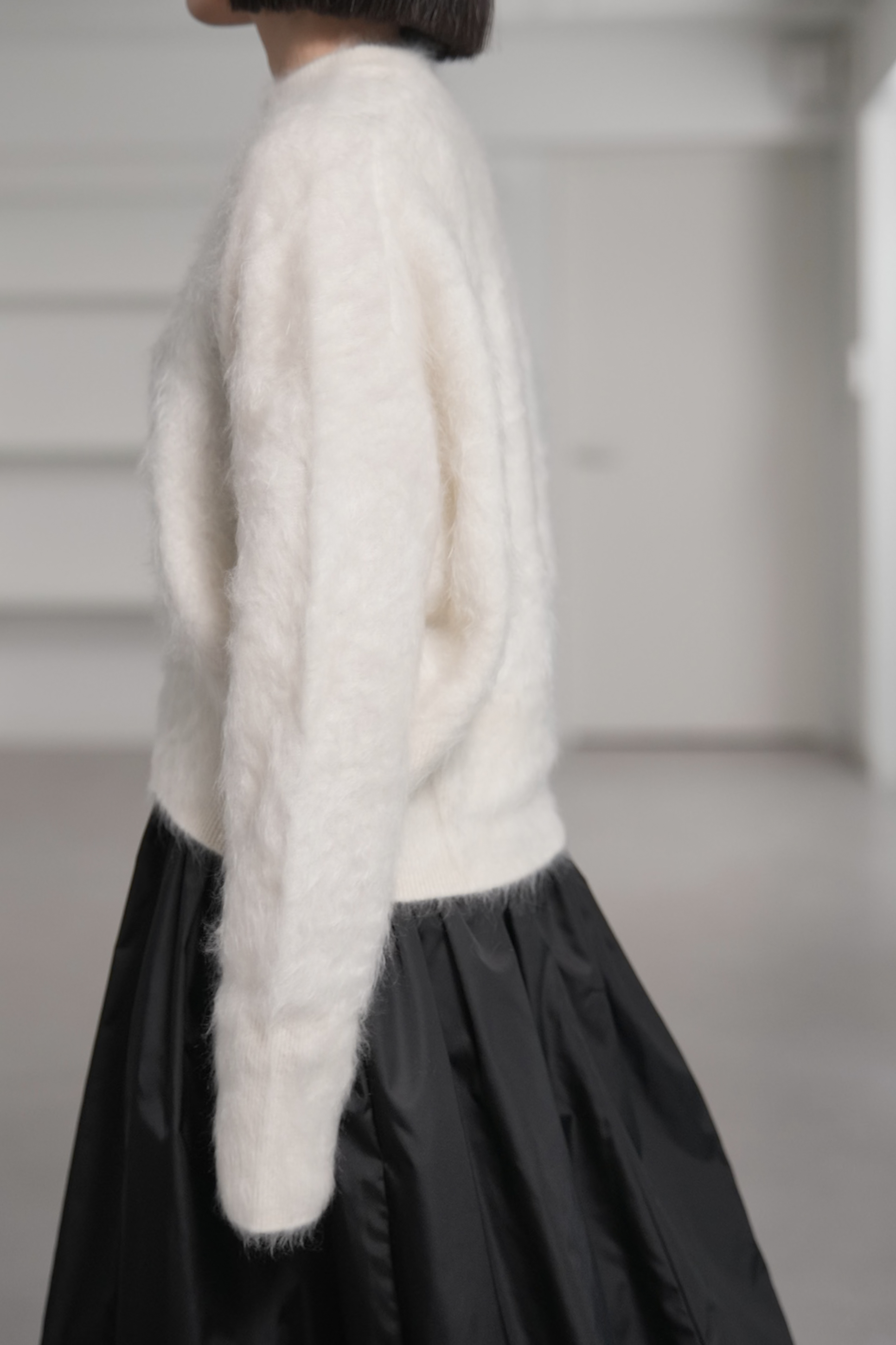 Alma Fur Cashmere OffWhiteの画像