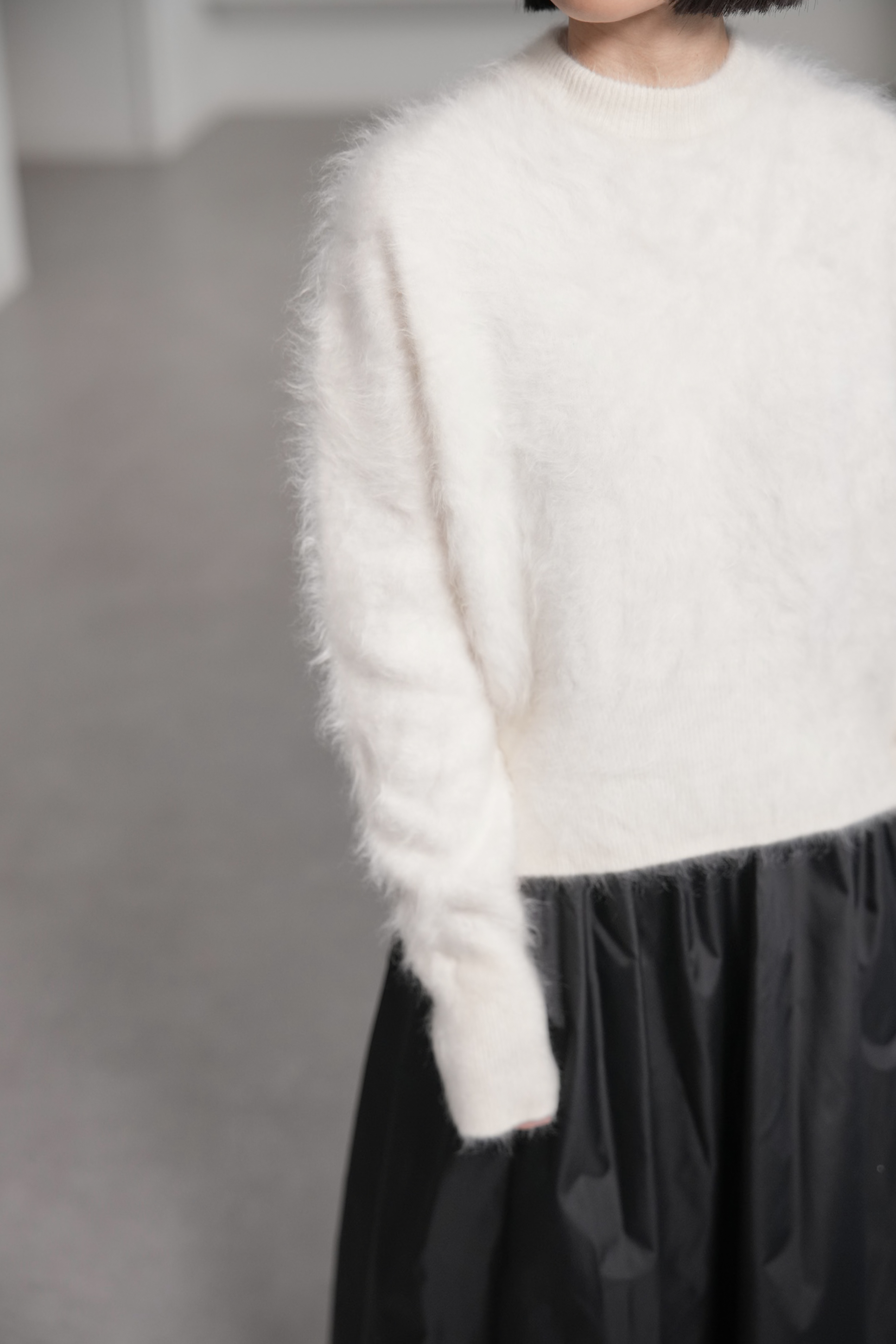 Alma Fur Cashmere OffWhiteの画像