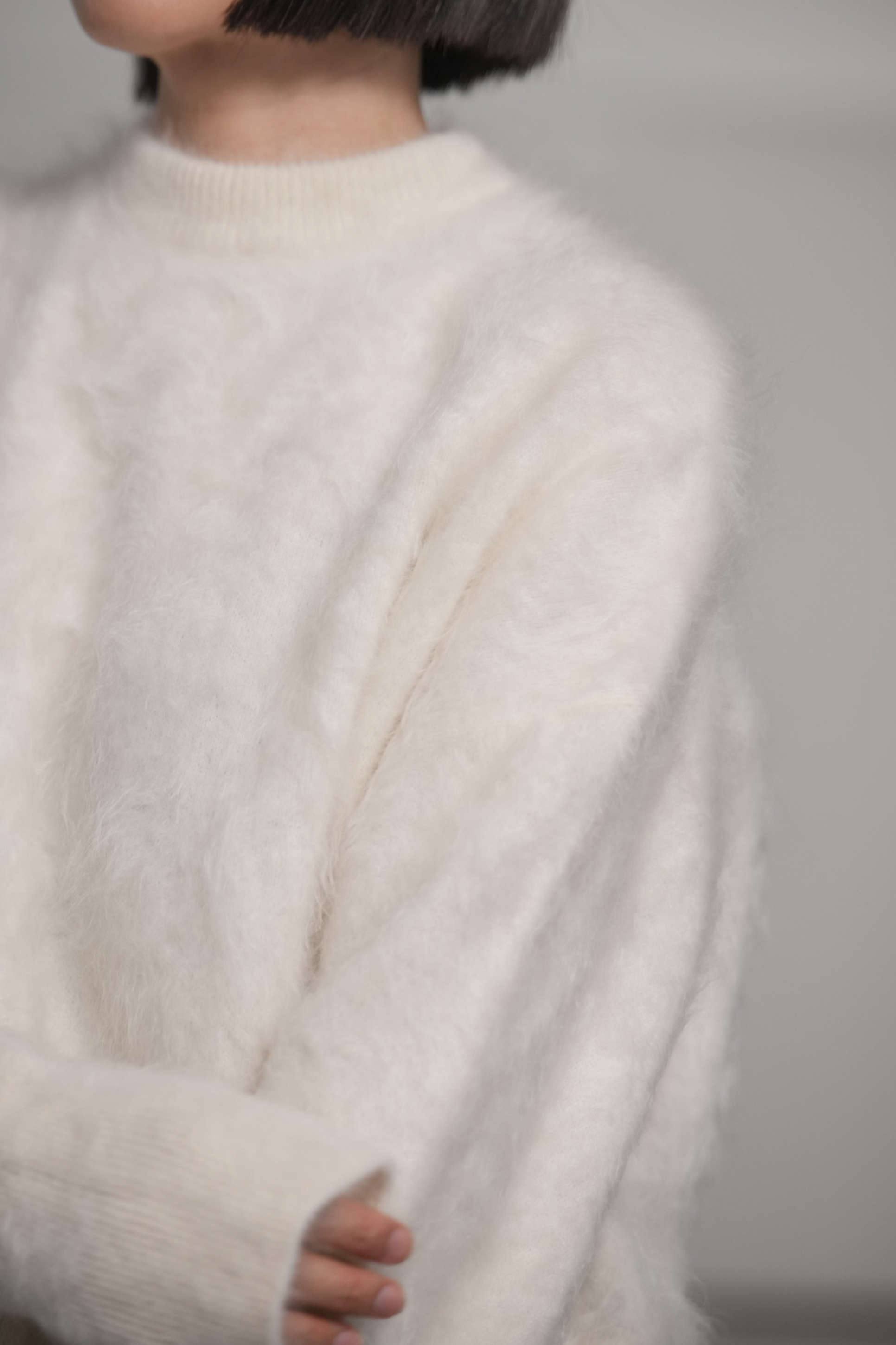 Alma Fur Cashmere OffWhiteの画像