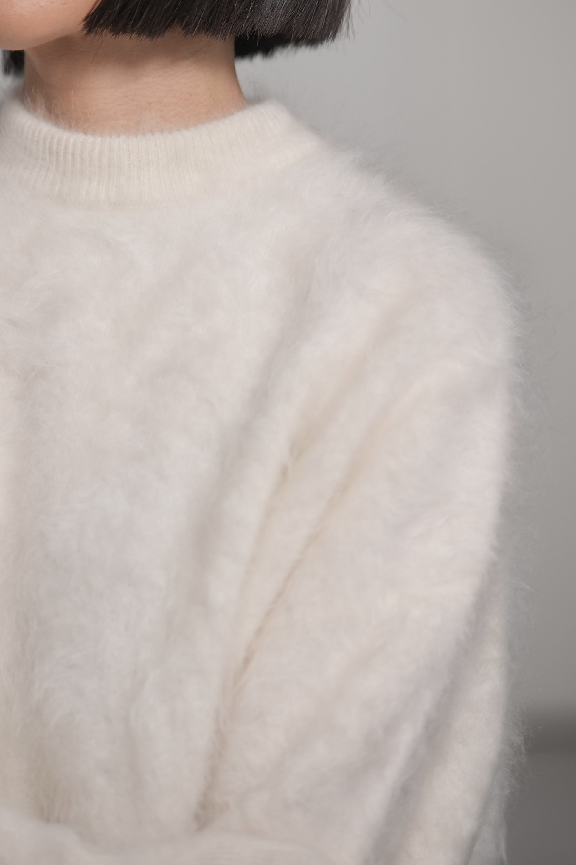 Alma Fur Cashmere OffWhiteの画像