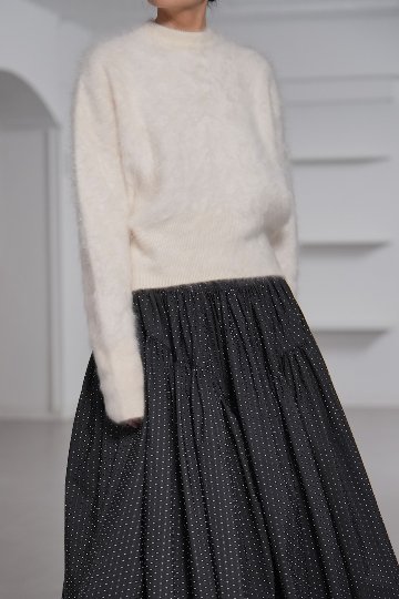 Alma Fur Cashmere OffWhiteの画像